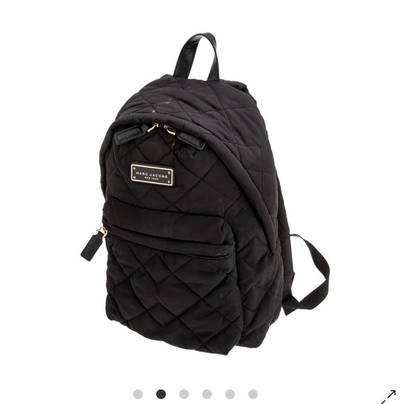 Marc Jacobs Black Quilted Backpack - Picture 7 of 11